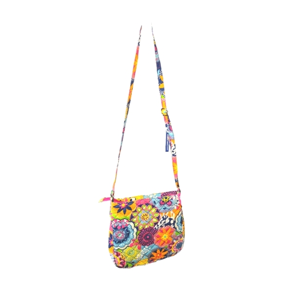 Danielle Morgan Retro Bohemian Multicolored Crossbody Bag Tote Accessory - Picture 14 of 14